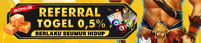 BONUS REFERRAL TOGEL 0.5%